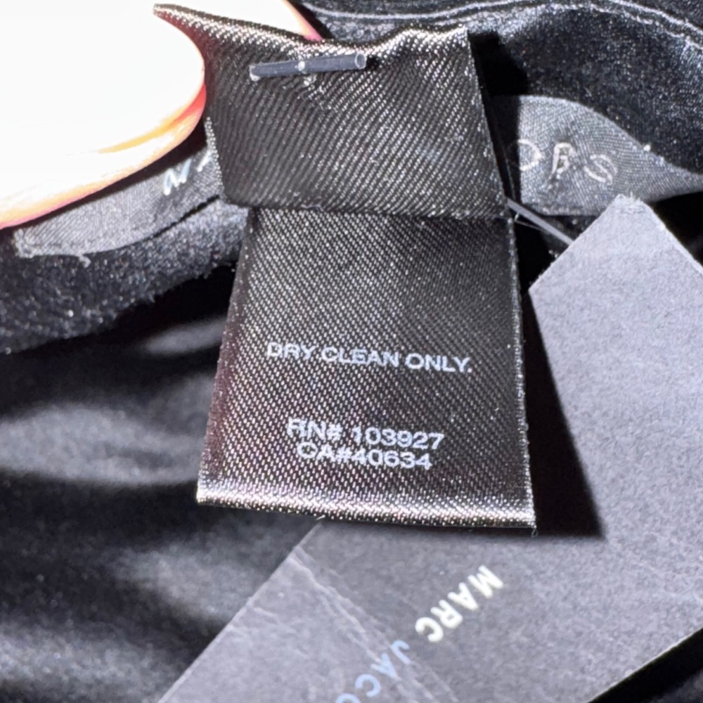 NWT Marc Jacobs 100%Silk Satin Strapless‎ Little Black Party Dress Size 6 $429 - Picture 13 of 14